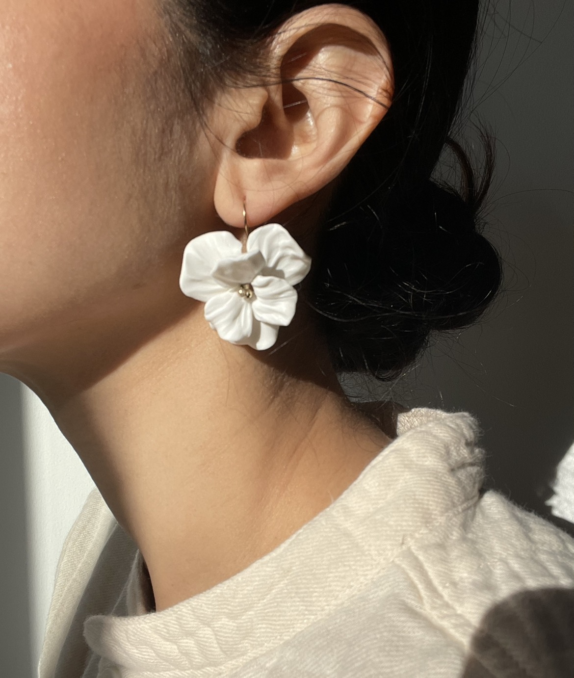 Aros florales puestos